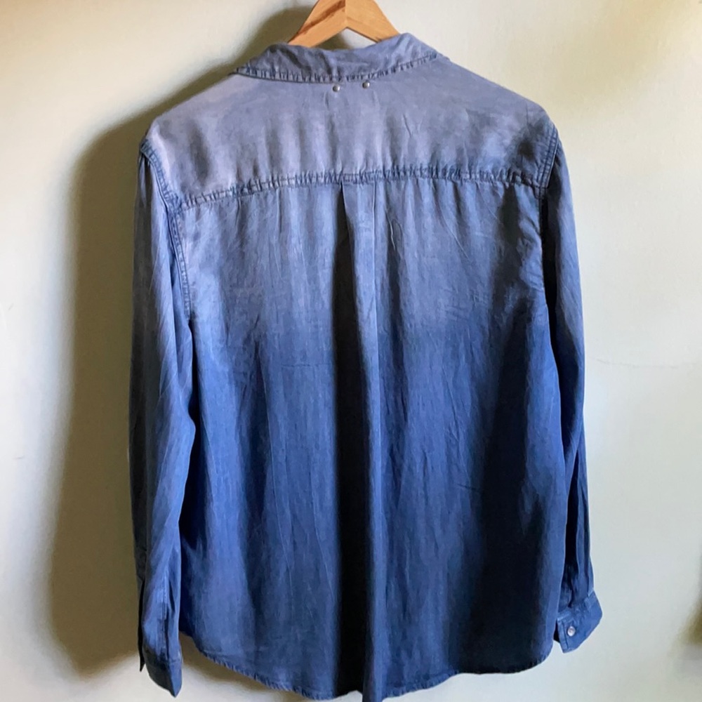SOLD Calvin Klein Sustainable Jean Shirt, Size L - Picture 14 of 16